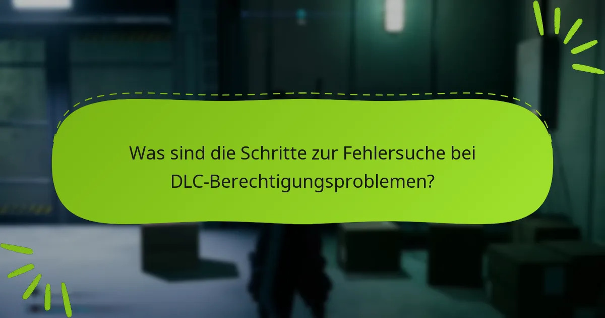 Was sind die Schritte zur Fehlersuche bei DLC-Berechtigungsproblemen?