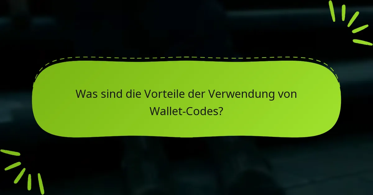 Was soll ich tun, wenn mein Wallet-Code nicht funktioniert?