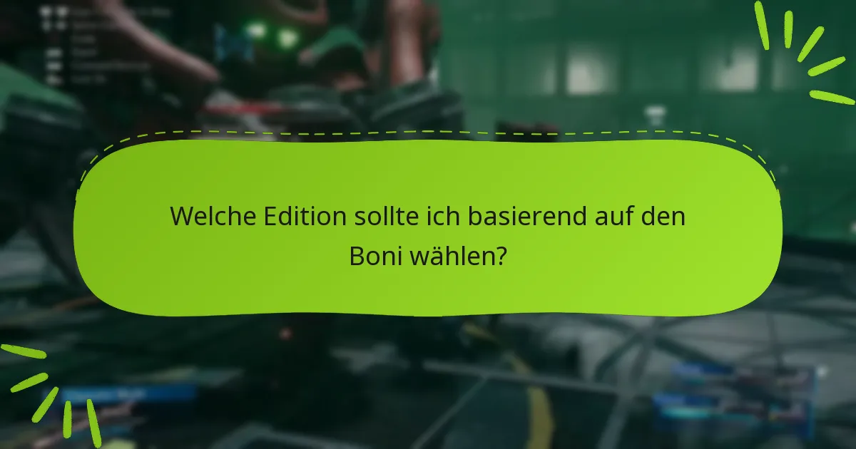 Was sind die Vorbestellerboni für Final Fantasy VII Remake?
